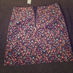 NWT Loft Velvet skirt